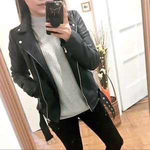 Zara leather jacket